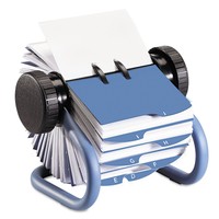 Rolodex Colored Open Rotary Business Card File With 24 Guides Blue 63299 on sale Rolodex Colored Open Rotary Business Card File With 24 Guides Blue 63299 on sale