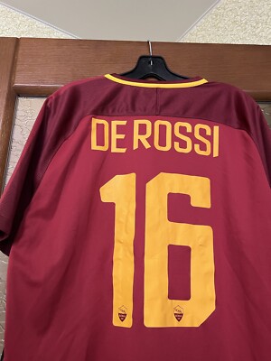 ASローマ De Rossi 18/19 L Nike  デ・ロッシ 楽天市場】ASローマ 18/19 ホーム （ワイン) ＃16 DE ROSSI デ