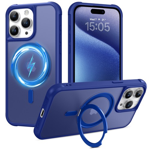 For iPhone 15 Pro Max 6.7" Magsafe Case 360° Rotating Ring Holder Magnetic Cover - Zdjęcie 42 z 58