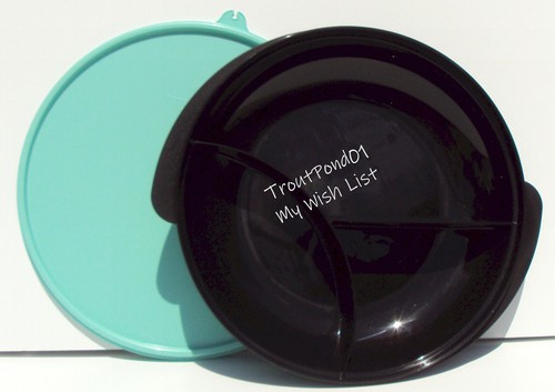 Tupperware Piastra Microonde Divisa Riscaldabile con Guarnizione Nero Cool Mint Nuova - Foto 3 di 4