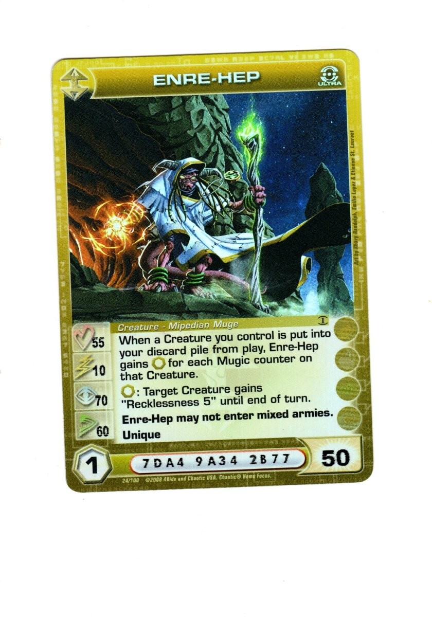 Chaotic Ultra Rare Mipedian Enre-Hep Max Speed
