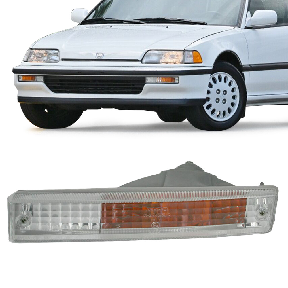 Honda Civic EF civicセット 3台 DEPO Chrome / Amber Clear Lens Corner Lights for 1990-1991