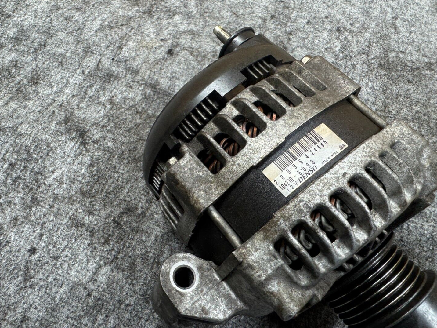 MASERATI GHIBLI M157 14-17 OEM RWD 3.0L ALTERNATOR GENERATOR 12V 200 AMP 60K