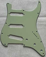Custom For Stratocaster Start SSS 11 Hole Guitar Pickguard Vintage Green