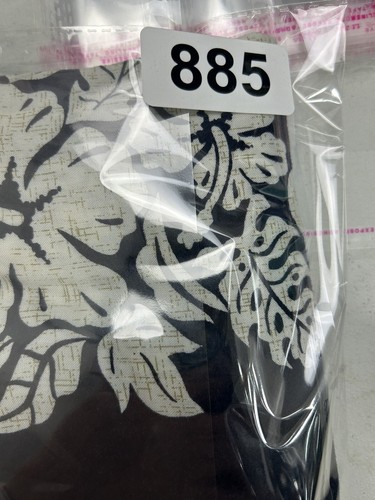 Genuine Ocean Current Vintage Original Hawaiian Shirt 100% Rayon Black & White L - Picture 8 of 8