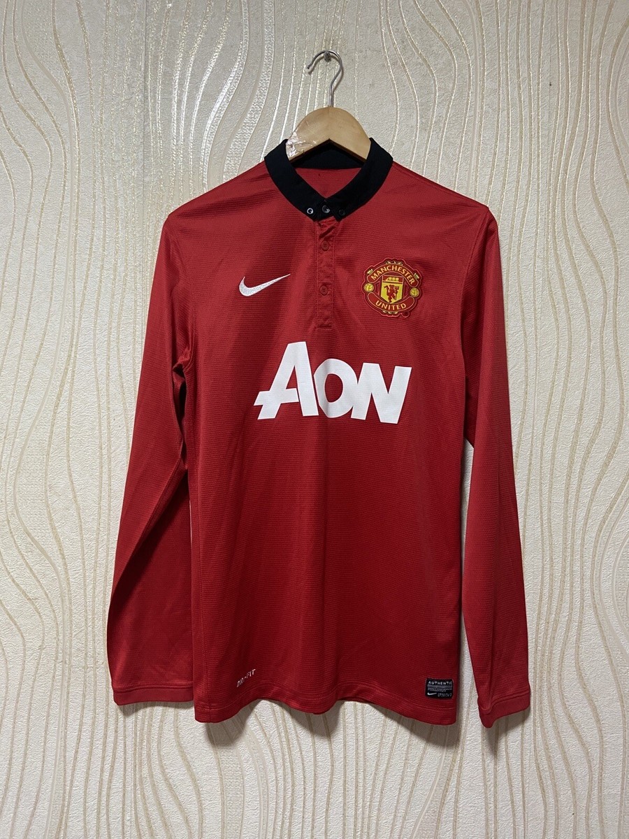 MANCHESTER UNITED 2013 2014 HOME SHIRT JERSEY LS NIKE 547929
