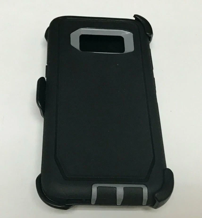 For Samsung Galaxy S8/S8 Plus Case with (Belt Clip Fits Otterbox)Black&Gray - Image 2 of 3