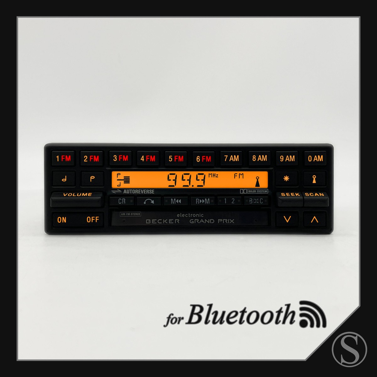 ベンツW124.500Eベッカーカーオーディオ Becker Grand Prix Electronic BE0780 Radio for Bluetooth Mercedes