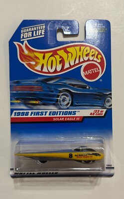 1998 First Editions Hot Wheels  Solar Eagle III #23/40 Mattel
