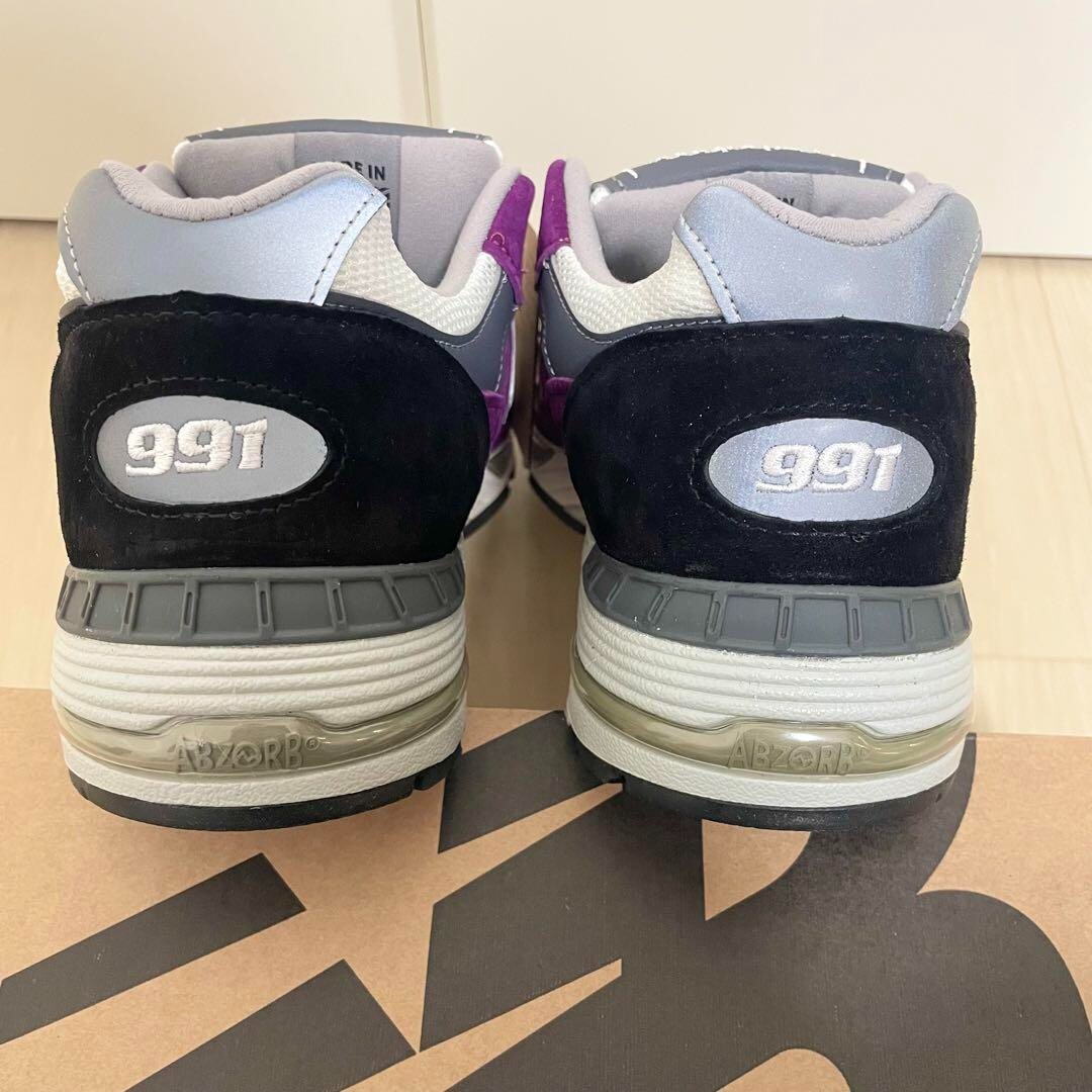 New Balance Sneakers Shoes 991 MiUK Grape Juice M991PUK