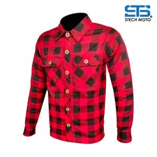 Moto Camicia Contone-Flanella Stechmoto ST 725 Falcon Aramid Betac CE livello-1