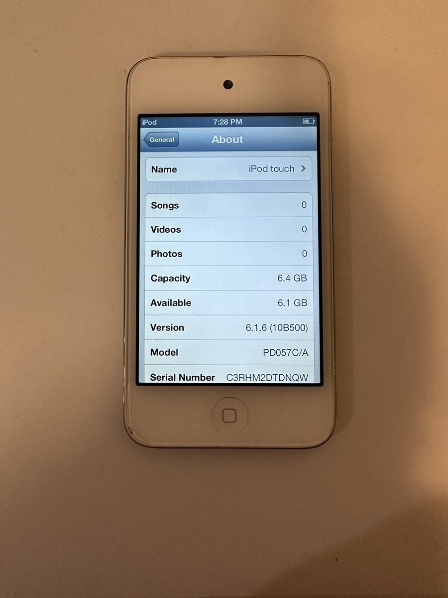 Apple iPod Touch 4th Generation White (8GB) Works | eBay