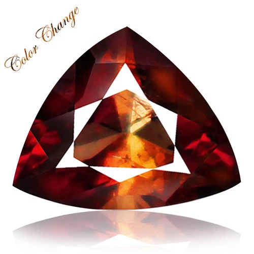 Axinita 1.69ct ultra raro cambio de color 100% tierra natural extraída de Afganistán Foto 4 de 4