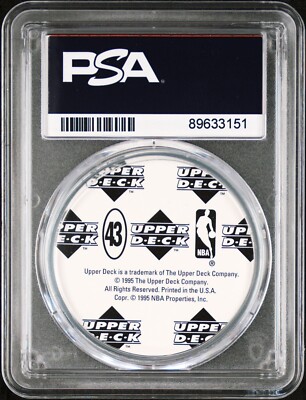 1995 UD Upper Deck Michael Jordan PSA 9 #43 Milk Cap New Case