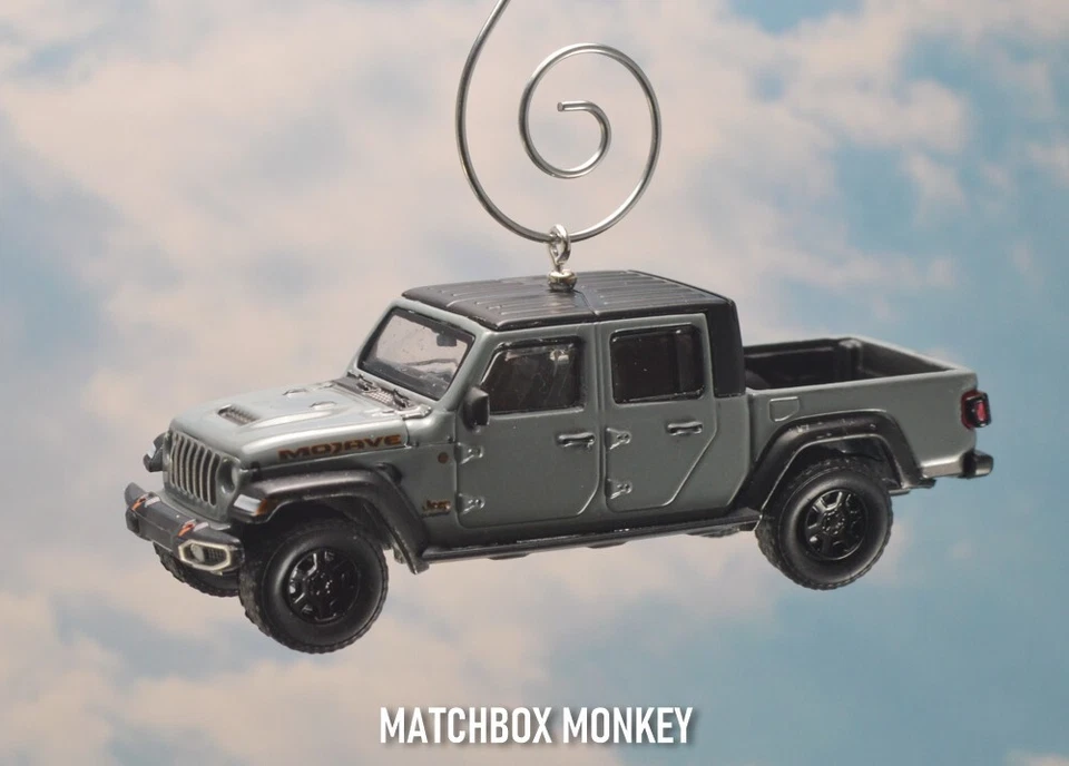 Jeep Gladiator Mojave 2022 gris camioneta pickup árbol de Navidad adorno adorno Foto 2 de 4