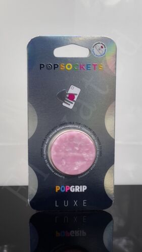 Popsockets Premium Luxe Acetat Pink Rose Swappable Top Pop Socket PopGrip