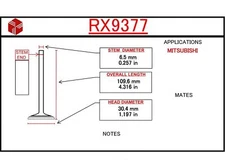 Engine Exhaust Valve ITM RX9377