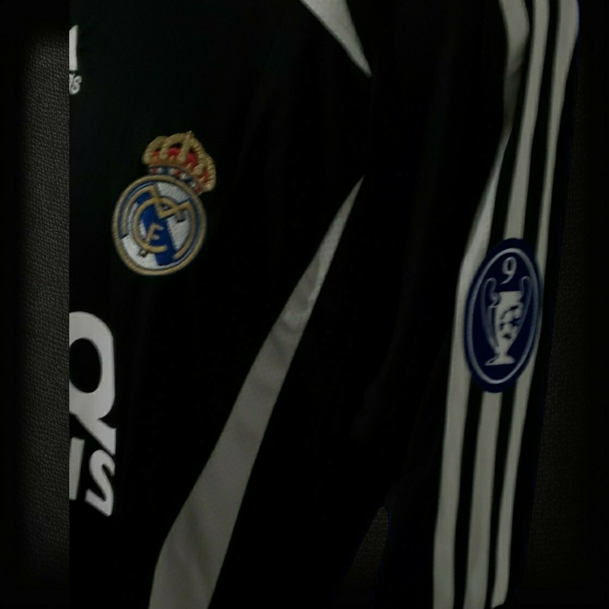 001 - R. Madrid 06/07 Away UEFA - Black - Beckham #23 - 2XL (Run