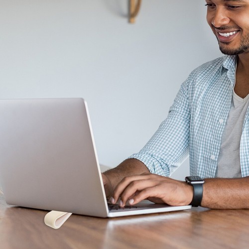 2 Pcs Computerständer Notebook-Ständer Laptopheber Für Schreibtisch - Afbeelding 6 van 12