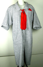 VTG 80s MacLane Black/White Nubby Striped Shift Dress w/Red Tie 14.5 Made in USA