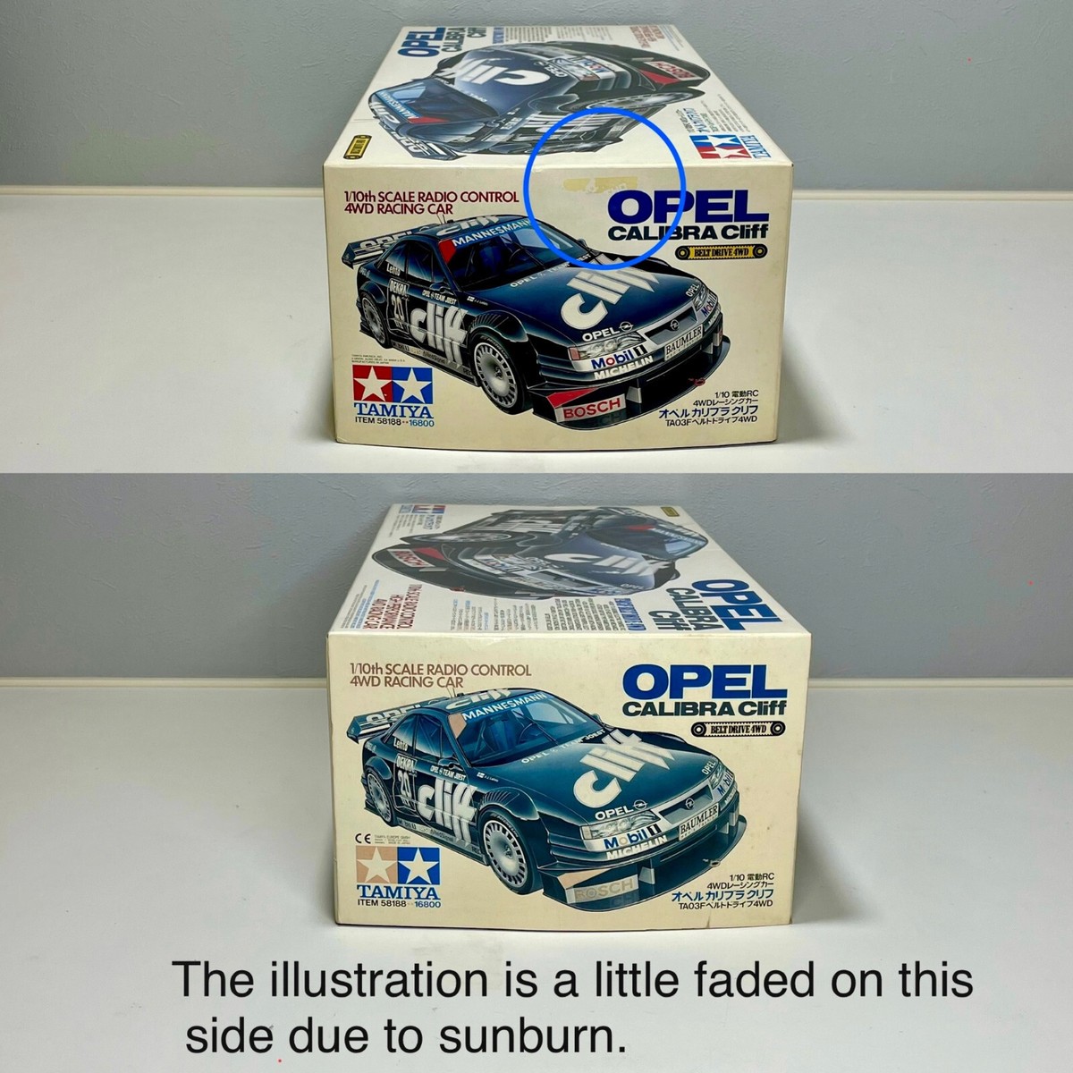 TAMIYA 58188 1/10 R/C Racing Car OPEL CALIBRA Cliff (TA03F