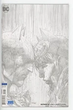 BATMAN #50 NEAR MINT WEDDING ISSUE 2018 JIM LEE B&W SKETCH VARIANT 1:100 b-157