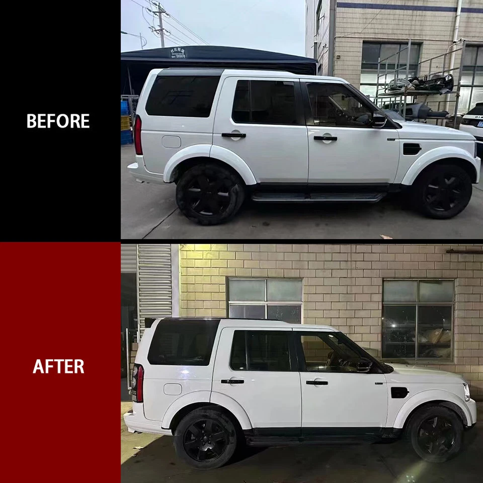 Black For Land Rover Discovery 4 2010-2016 Rear Trunk Spoiler Wing - Image 3 of 4