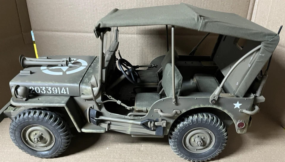 JUGUETES SIGLO XXI Ultimate Soldier Jeep Ejército de Estados Unidos Willys Segunda Guerra Mundial con accesorios.  Foto 4 de 4