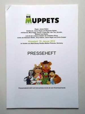 Die Muppets - Kermit - Miss Piggy - Gonzo - Fozzie Bär - Waldorf - Presseheft