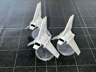 Star Wars Hot Wheels Starships Lot X3 Lambda-class T-4a Imperial Shuttle Ship