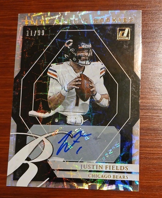 Justin Fields Panini Donruss Elite Series Rookie #ESRJFI Autograph