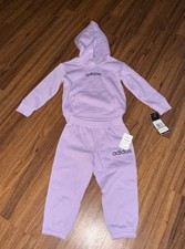 Adidas 2-piece Active Set Fleece Hoodie Matching Joggers. Size 2T New W/Tags