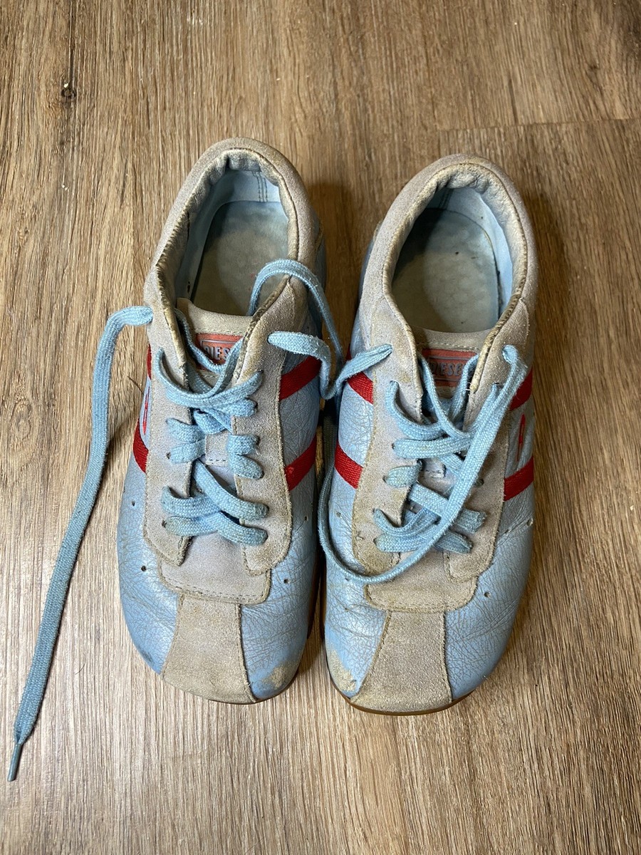 Diesel Womens Vintage Evelyn Y2K Sneakers Size 7 Light Blue  display picture 1