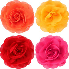 4pcs Dog Collar Flower PET Bow Accessories