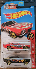 2 2016 Hot Wheels98/250 '70 Camaro 8/10 HW FLAMES color variations