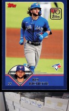 2021 Topps #70YT-53 Bo Bichette 70 Years of Topps Baseball (Series 2) - JF