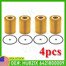 4 MANN HU821X Oil Filter Mercedes-Benz Sprinter OEM 6421800009