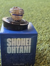 Shohei Ohtani World Series 2024 Replica Ring Dodgers SGA NEW