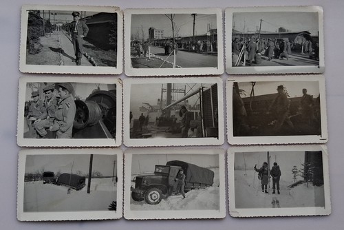 U.S. Army Japanese Occupation Original Photos in Snow, Japan Harbor, On Ship