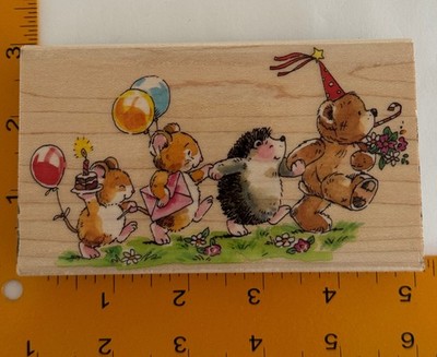 It's a Party Rubber Stamp by Penny Black - Celebration