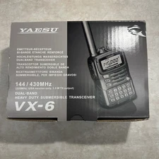 Yaesu VX-6 Dual Band 144/430MHz Amateur Transceiver 5W Black