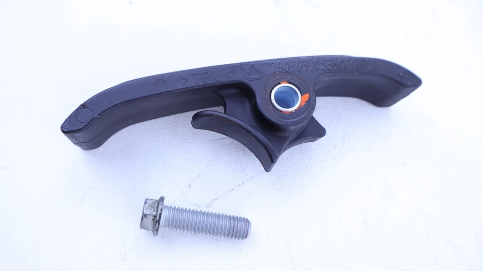 KTM 85 SX 2023 cadena guía deslizante plástico stock OEM Foto 3 de 4