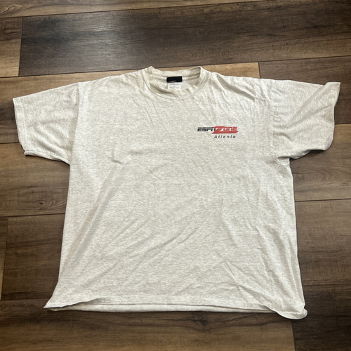 Vintage ESPN Zone Atlanta Grey T Shirt Men’s 2XL “Dunk Me Hit Me Kick Me Eat Me” - Picture 1 of 7