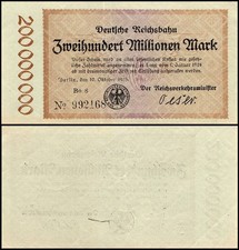 Berlin 200 Millionen - Million Mark Notgeld, 1923, P-S1018.1, UNC