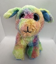 TY Beanie Babies Max The Rainbow Dog Plush – Multicolor Puppy - Collectable