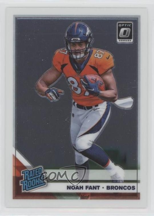 2019 Panini Donruss Optic Rated Rookie Noah Fant #170 Rookie RC 0d1a