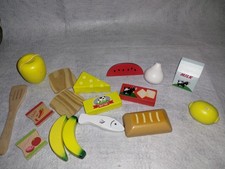 Various Wooden Play Kitchen Food Kids Prentend Play