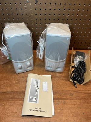 NOS Cambridge SoundWorks SBS52 Creative Multimedia PC Speakers Open Box