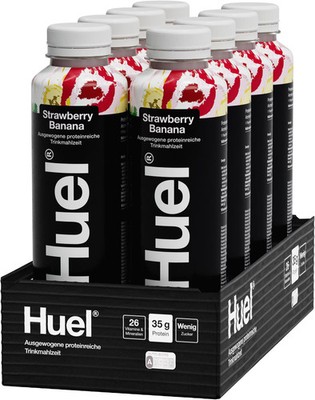 Huel Trinkmahlzeit - Black Edition, 8 x 500 ml Flasche (inkl. 2,- Euro Pfand), S