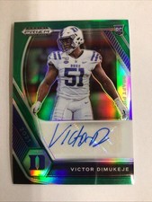 2021 Panini Prizm Draft Picks Draft Picks Autographs Victor Dimukeje